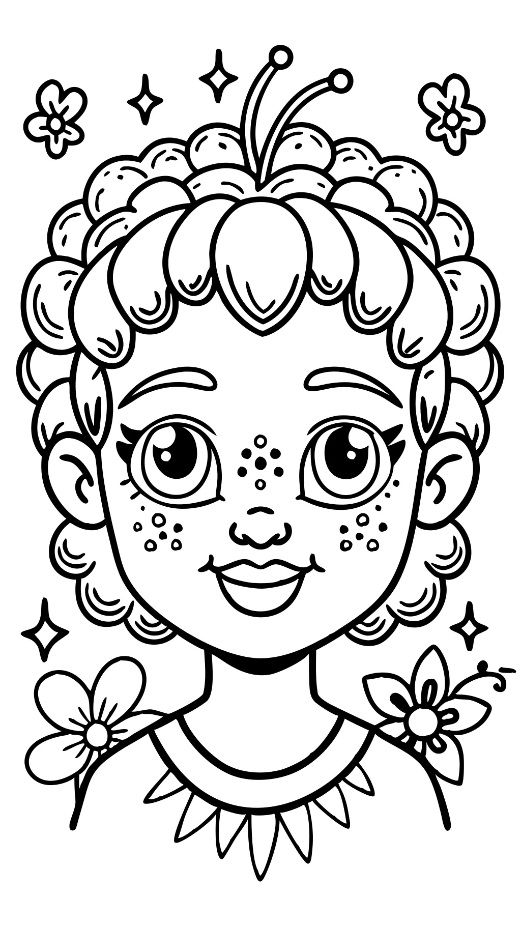 coloriage du visage